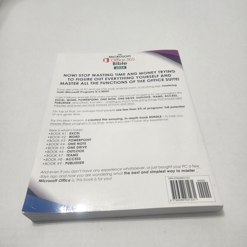 The Microsoft Office 365 Bible - 2024 - 9 Books in 1 Very Good gallery