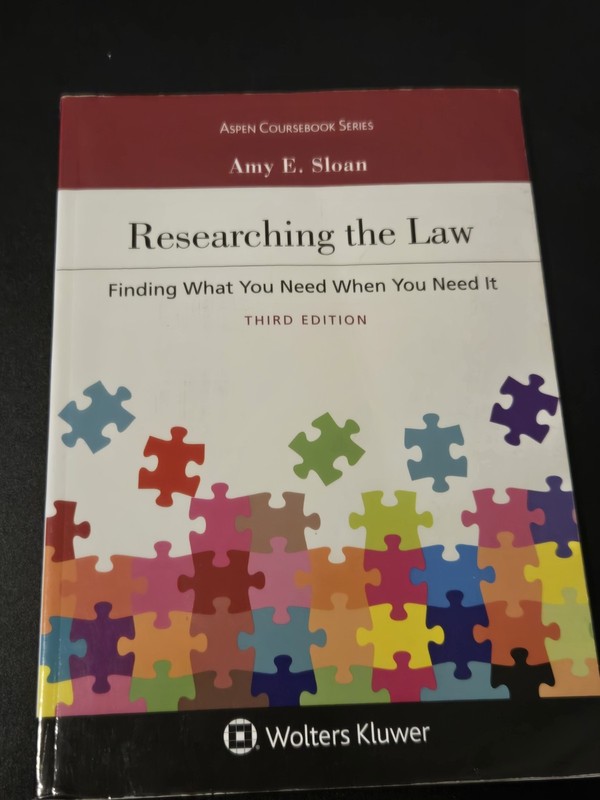 Researching The Law Finding What You Need When You Need It Third Edition