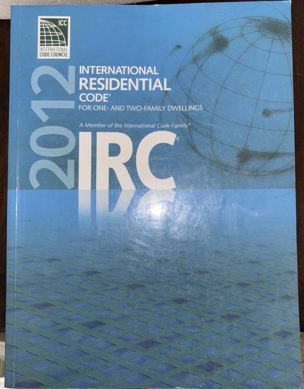 2012 International Residential Code for One and Two Family Dwellings – VERY GOOD