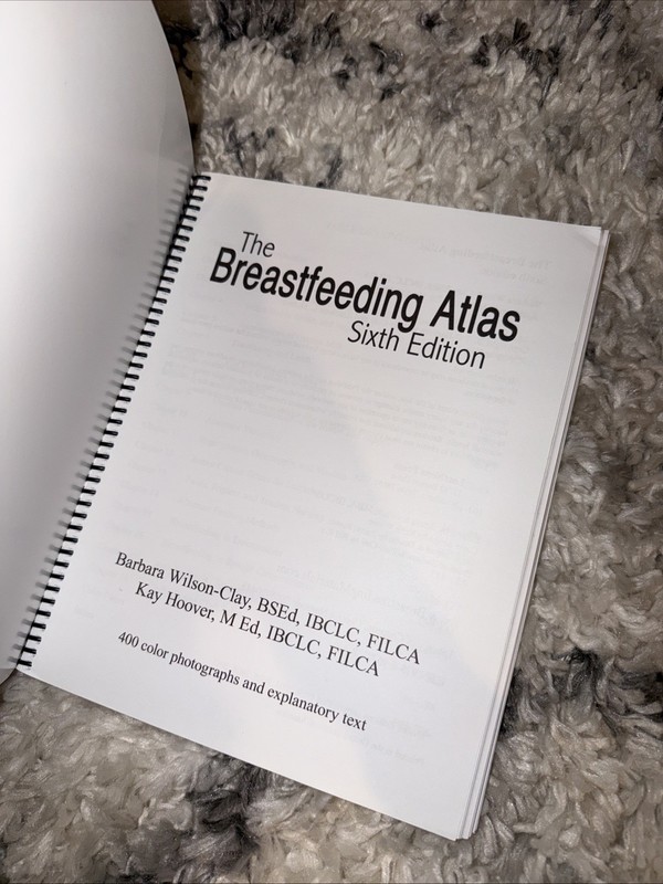 Wilson-Clay & Hoover THE BREASTFEEDING ATLAS spiral bound Like New Comdition gallery