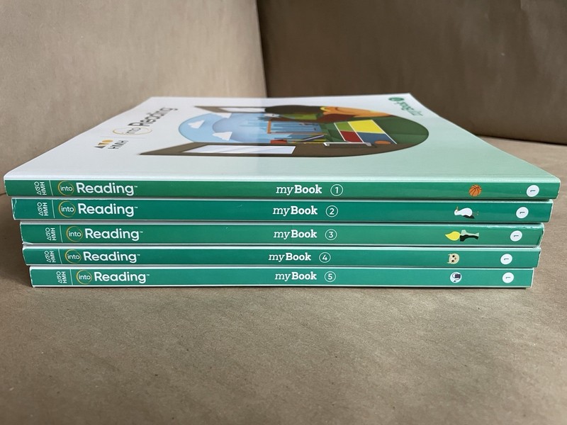 HMH Into Reading: Student My Book – Grade 1, Five Volume Complete Set (2020)