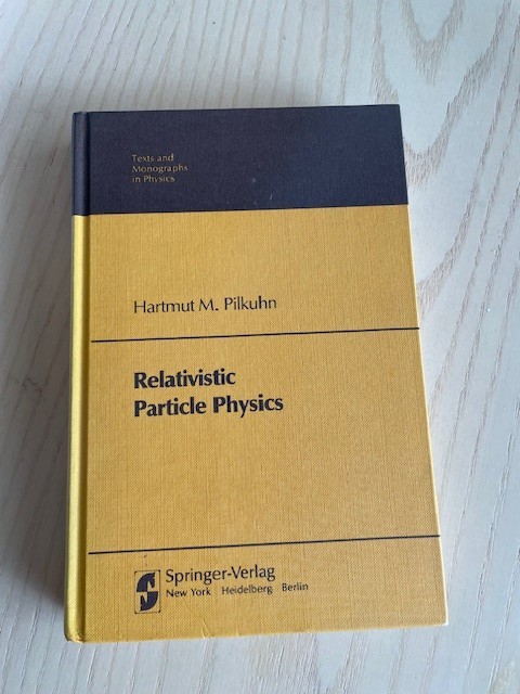 Relativistic Particle Physics by H.M. Pilkuhn (English) Hardcover Book. RARE