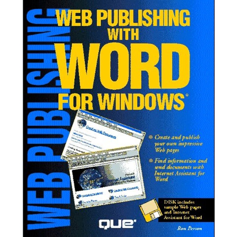Web Publishing With Word for Windows/Book and Disks