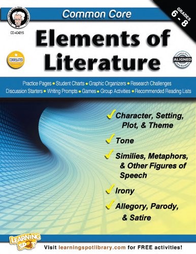 MARK TWAIN – COMMON CORE: ELEMENTS OF LITERATURE, GRADES 6 By Linda Armstrong VG
