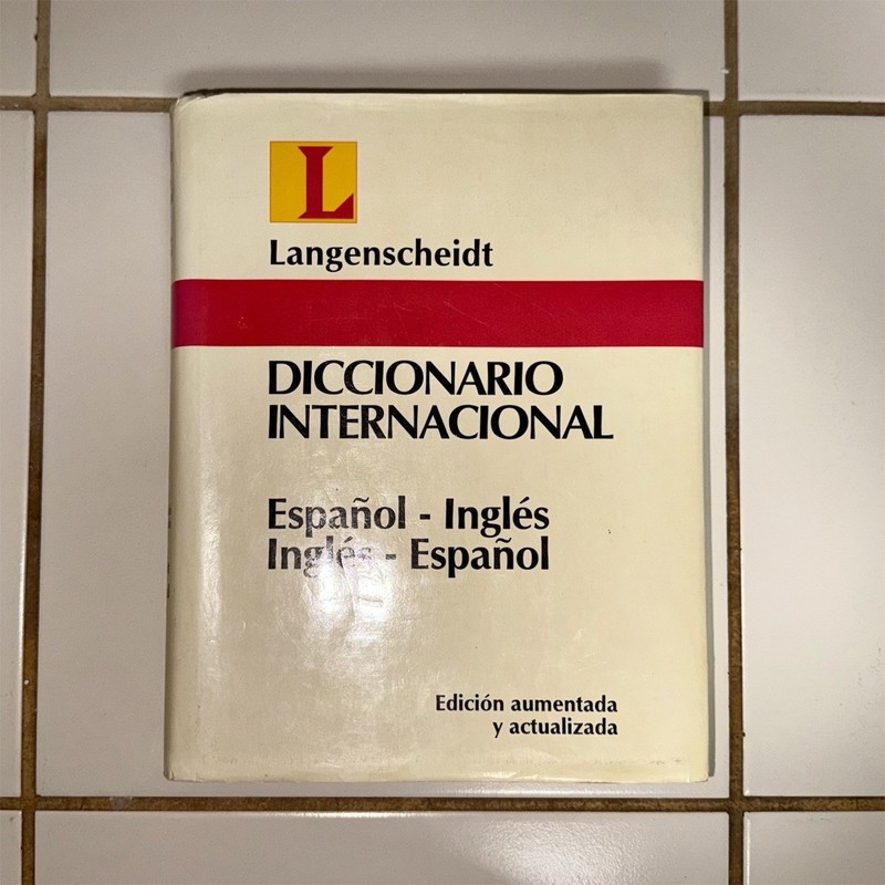 Langenscheidt Int’l Dictionary Spanish-English/English-Spanish HC DJ