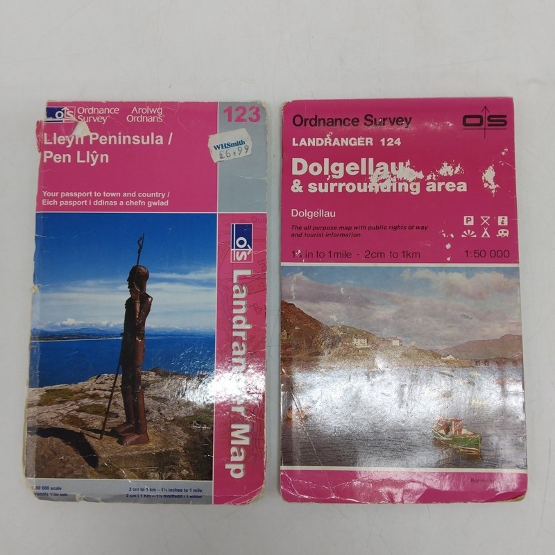Bundle X19 Road/Leisure/Walking Maps & Guides to WALES, Ordnance Survey, Philips gallery