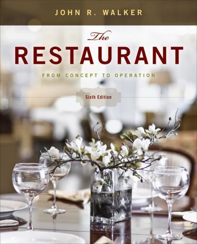 Restaurant : From Concept to Operation by John R. Walker (2010, Hardcover)