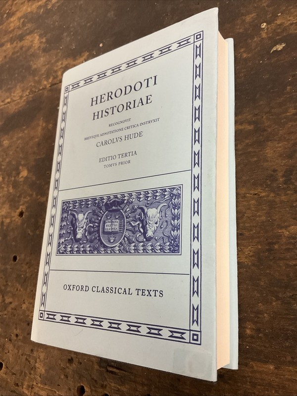Oxford Classical Texts: Historiae by Herodotus (1927, Hardcover) gallery