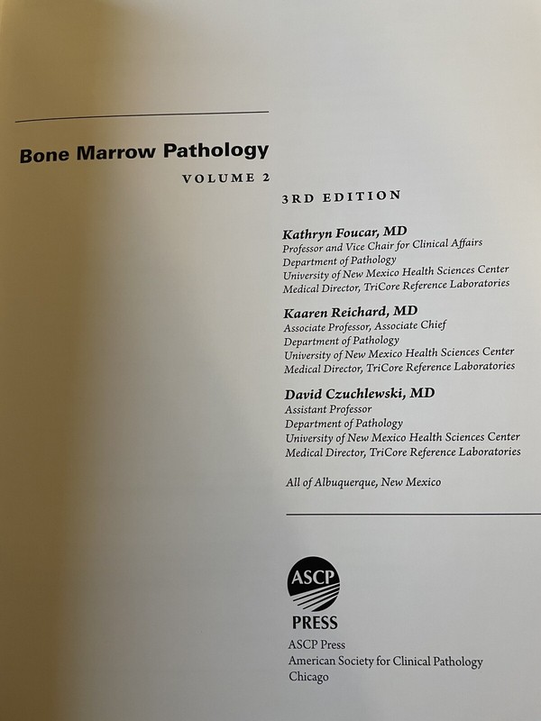 Bone Marrow Pathology. Faucar,.  3rd Ed  -  2 Vol Set. Like New  Free Ship gallery
