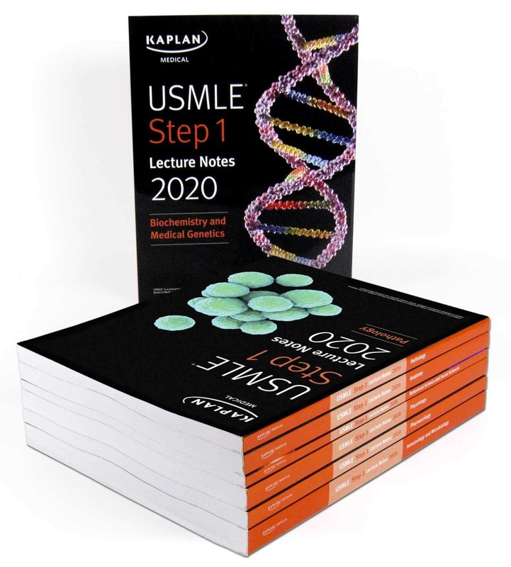USMLE Step 1 Lecture Notes 2020: 7-Book Set (Kaplan Test Prep)