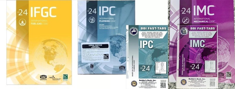 IFGC 2024 And IMC 2024 IPC 2024 Code with BBI Fast Tabs Builders ,Free Shipping