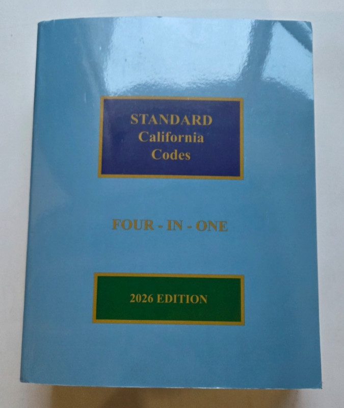 Standard California Codes 4 in 1 2026 Edition Civil Procedure Book Four-In-One