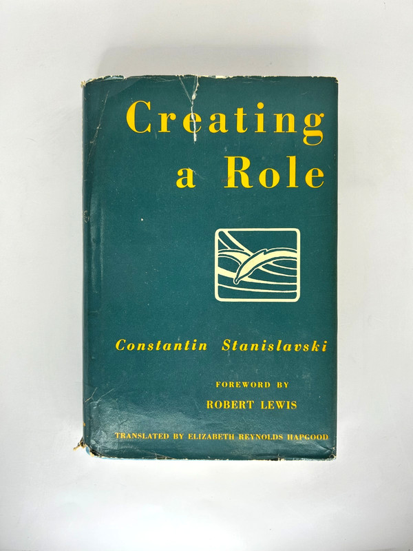 Creating a Role Stanislavski Hardcover 1983 Theatre Arts Books Dust Jacket VG