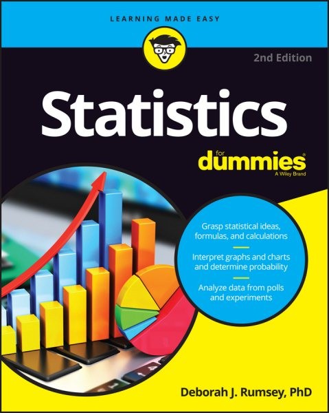 Statistics for Dummies, Paperback by Rumsey, Deborah J., Ph.D., Like New Used…
