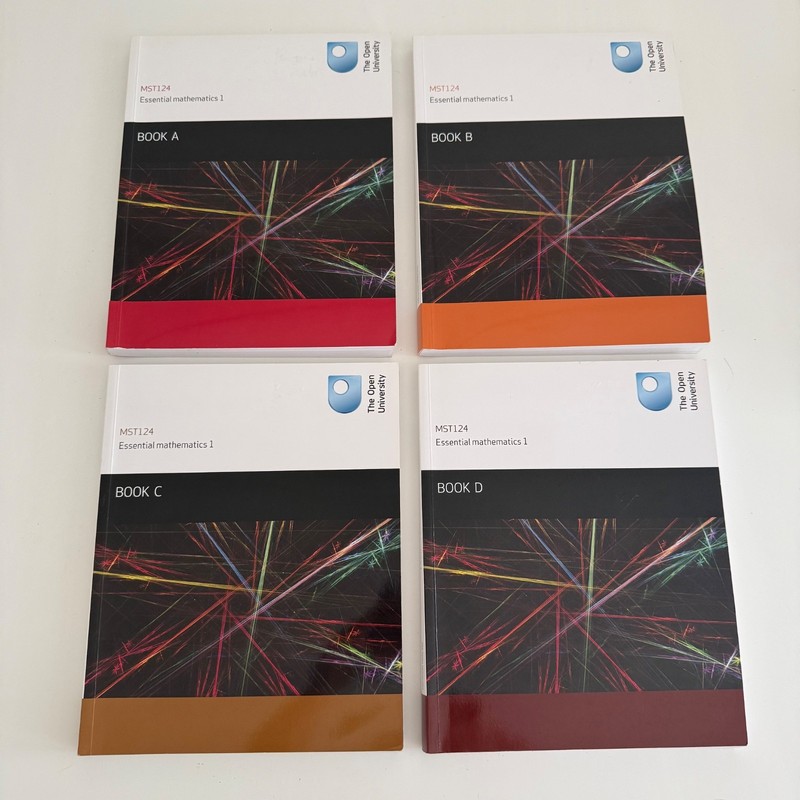 Open University MST124 Essential Mathematics Textbooks Books A-D