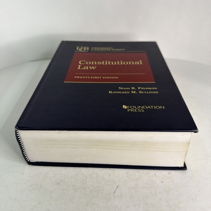 UCB Constitutional Law Twenty-First Edition Hardcover Book Noah Feldman gallery