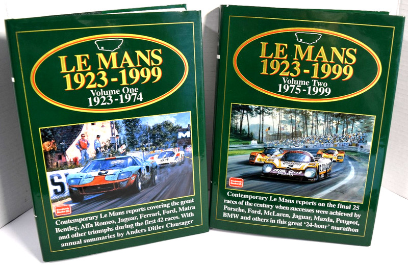 Le Mans 1923-1974 & 1975-1999 (2) Book Set Limited to 600 Made. *VERY GOOD*