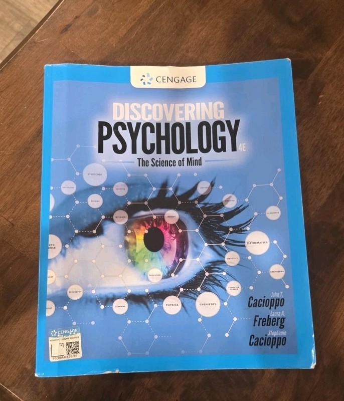 Discovering Psychology: The – Paperback, by Cacioppo John; Freberg -very Good