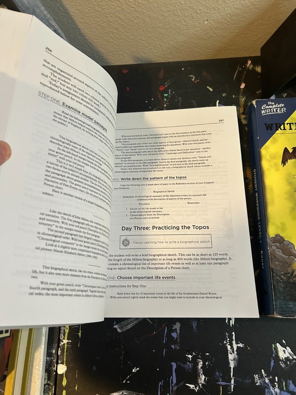 Writing With Skill Level 1 Student Workbook & Instructor Text Set Susan Wise Bau gallery