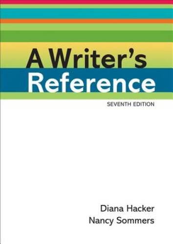 A Writers Reference – Plastic Comb By Hacker, Diana – VERY GOOD