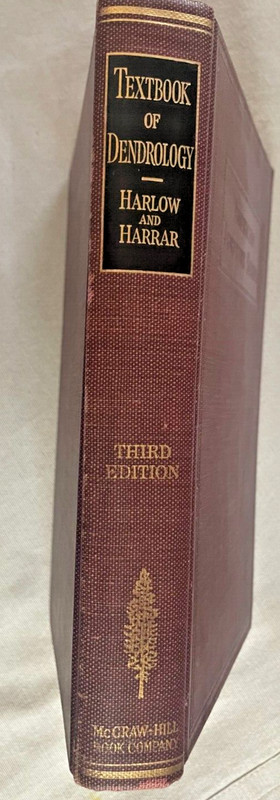 TEXTBOOK OF DENDROLOGY BY HARLOW & HARRAR , 1950 (HARDCOVER)