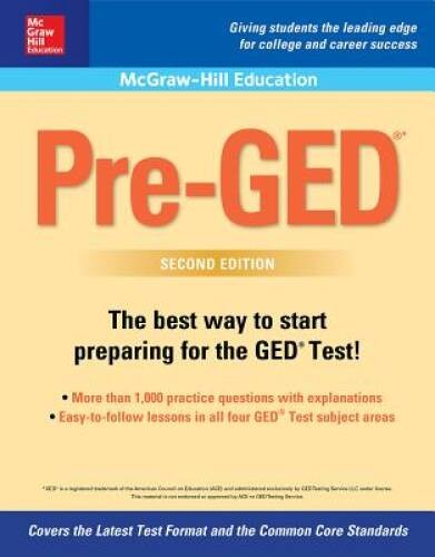 McGraw-Hill Education Pre-GED, Second Edition – Paperback – GOOD