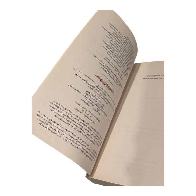 The Brain That Changes Itself Norman Doidge M.D. Psychology Paperback Book gallery