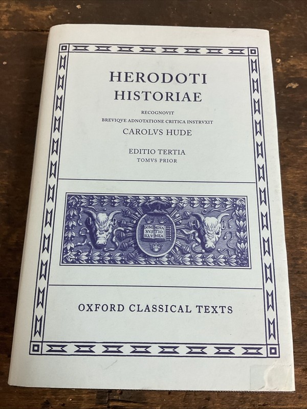 Oxford Classical Texts: Historiae by Herodotus (1927, Hardcover)