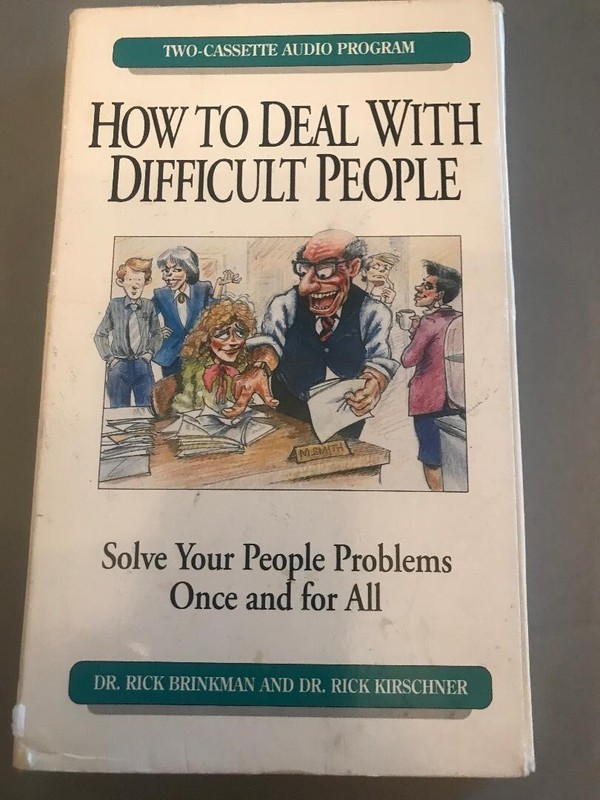 How to Deal with Difficult People Self-Help cassettes