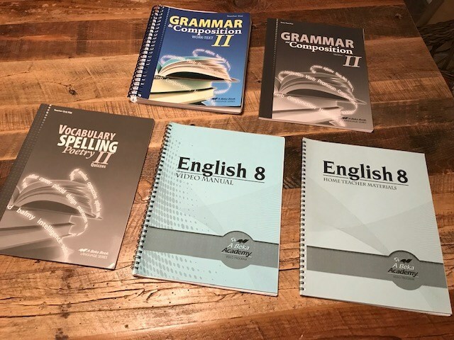 A Beka Grammar and Comp. II; Vocab, Spelling & Poetry (Grade 8); 5th Edition