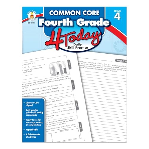 Common Core Fourth Grade 4 Today: Daily Skill Pracit…