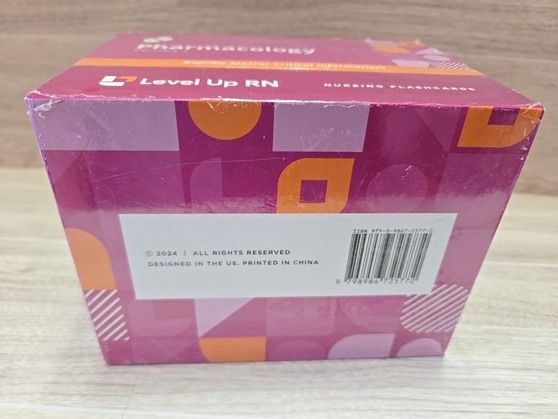 Level Up RN Pharmacology Nursing Flashcards Edition 3 Flashcards, New/Sealed gallery