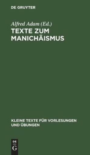 Texte Zum Manich?Ismus