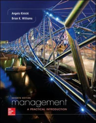 Management by Brian K. Williams and Kinicki (2015, Ringbound)