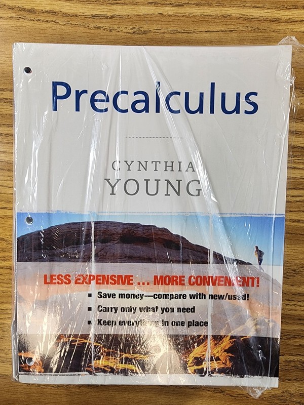 Precalculus by Cynthia Y. Young 2010 Binder Version “NEW”