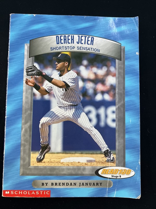 Scholastic Derek Jeter Shortsop Sensation read 180 stage B Level 3 book A1