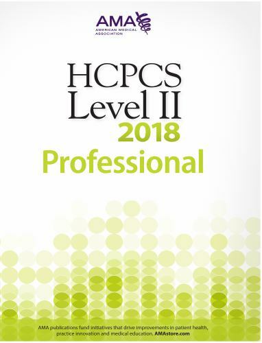 HCPCS Level II 2018 Professional – Sealed New – Spiral Bound