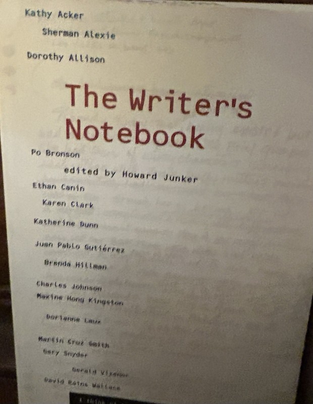 Writer’s Notebook by Howard Junker (1995, Trade Paperback)