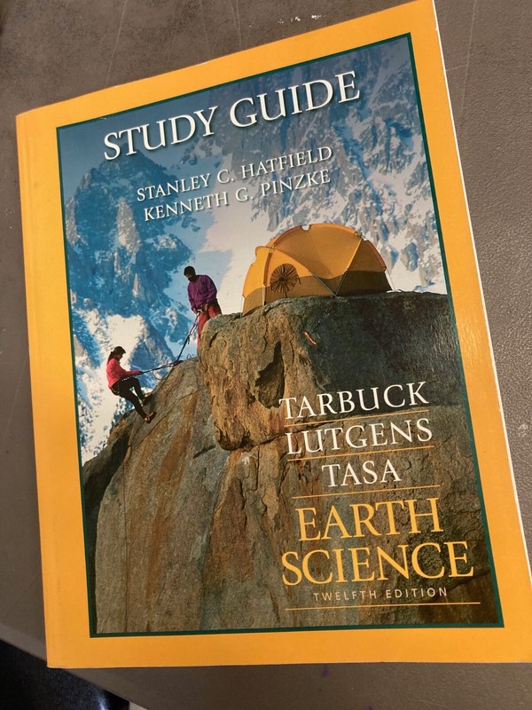 STUDY GUIDE for Pearson Earth Science 12th Ed By Kenneth Pinzke & Edward Tarbuck