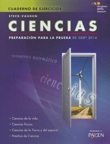 Steck-Vaughn GED: Test Prep 2014 GED Science Spanish Student Workbook (Sp – GOOD