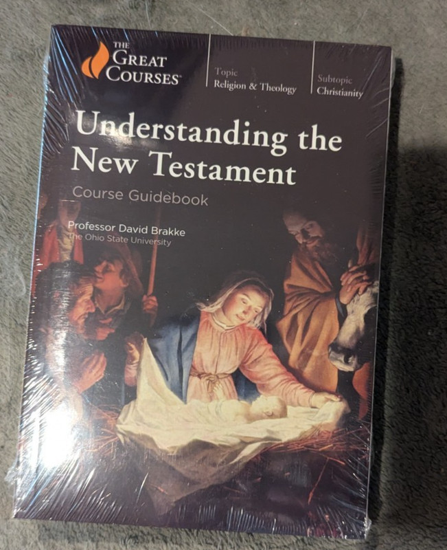 Great Courses: Understanding the New Testament Transcript DVD & Guide NEW