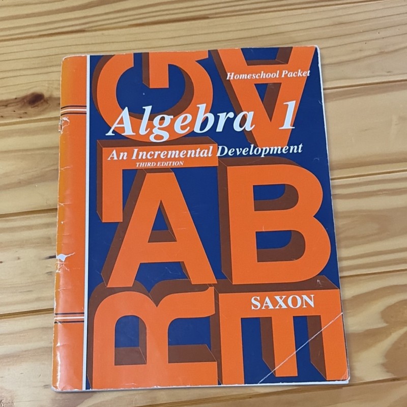 Saxon Algebra 1 Kit: Text, Solution Manual, Test Forms, Homeschool Packet, CDs gallery