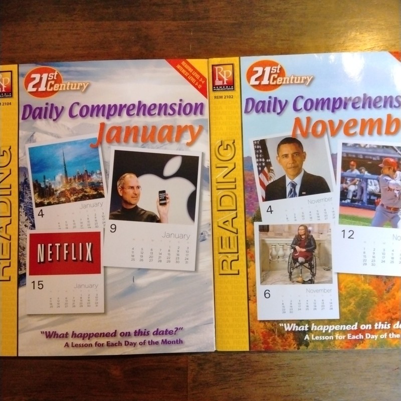 daily comprehension remedia publications November January Daily Facts Lessons