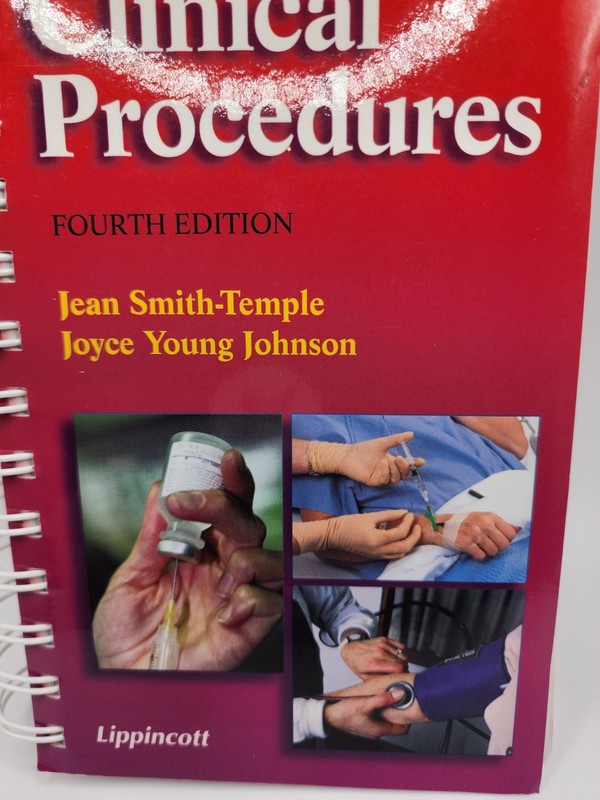 Nurses Guide to Clinical Procedures Paperback Spiral Bound Lippincott J. Smith