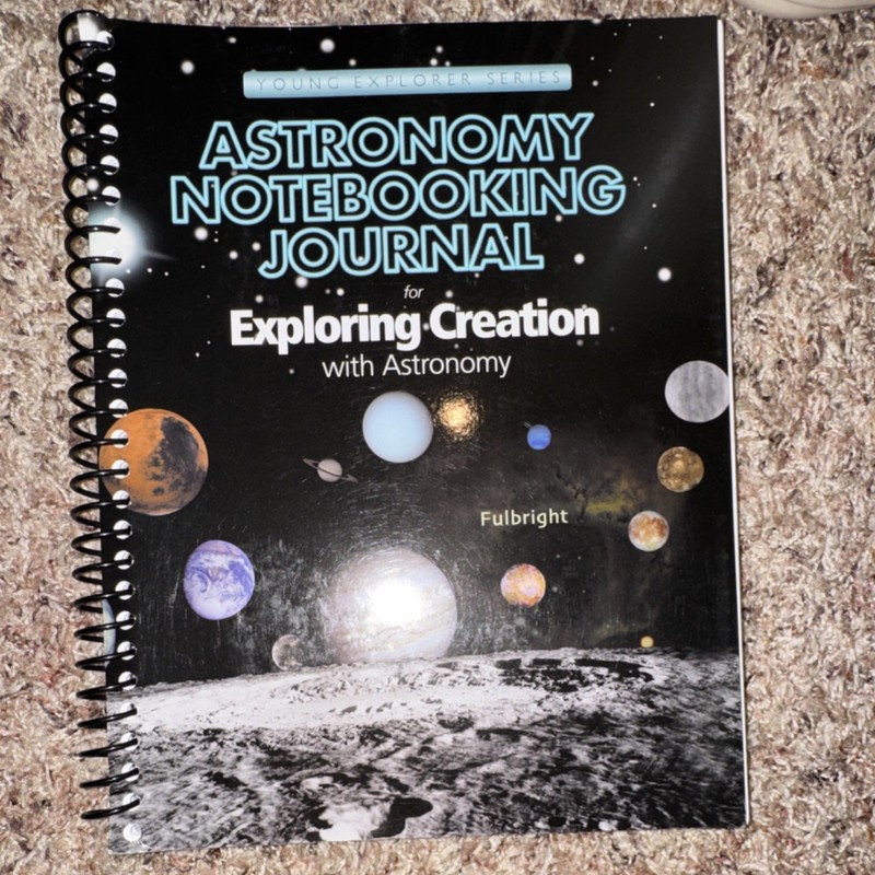Fulbright Astronomy Notebooking Journal Spiral Young Explorer Series Science