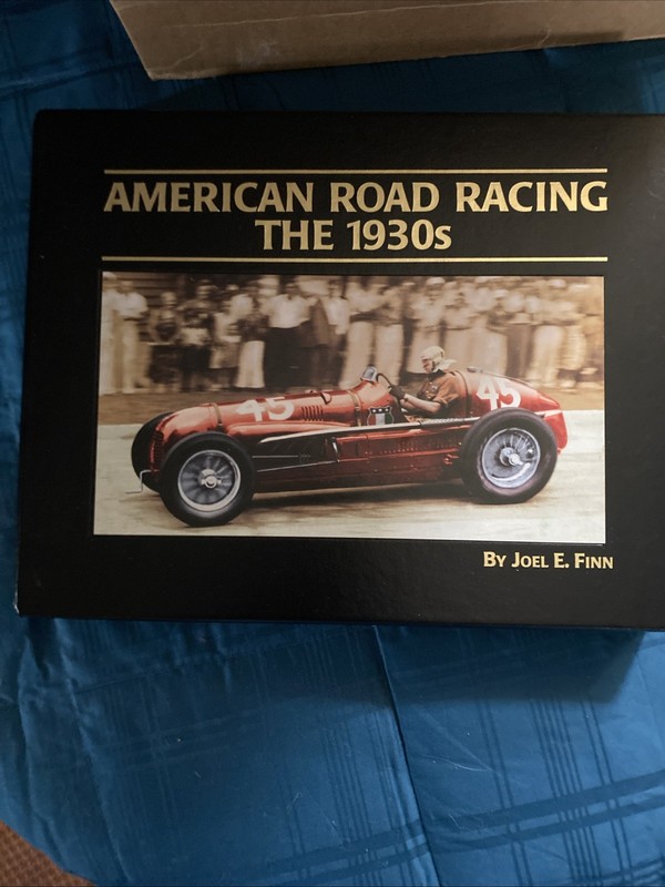 American Road Racing-the 1930s Joel Finn HC Slipcase