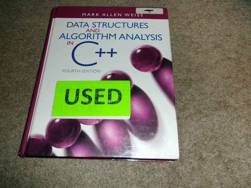 Data Structures and Algorithm Analysis in C++ 4th Edition By Mark Allen Weiss