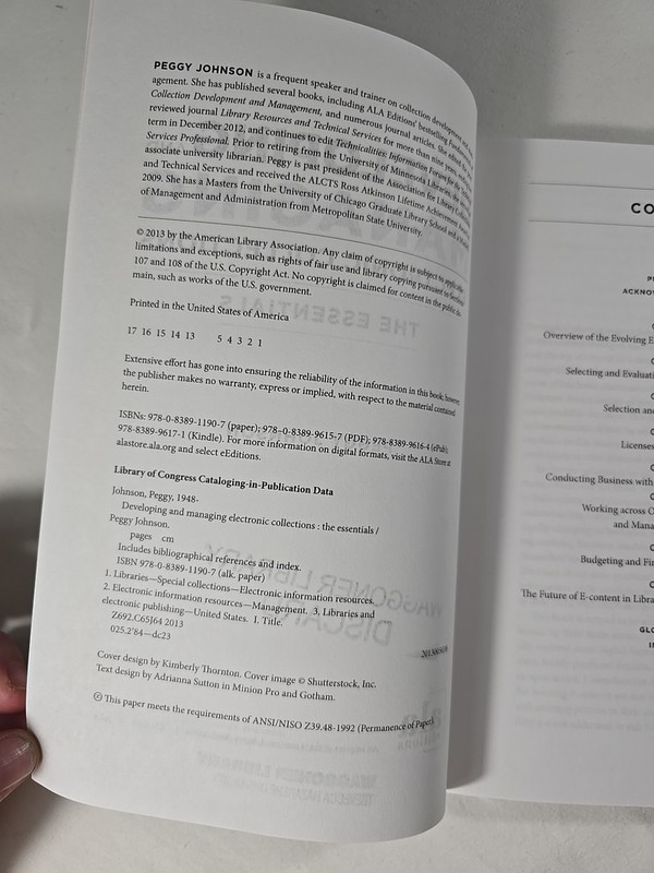 Developing and Managing Electronic Collections Peggy Johnson Paperback Book 2013 gallery