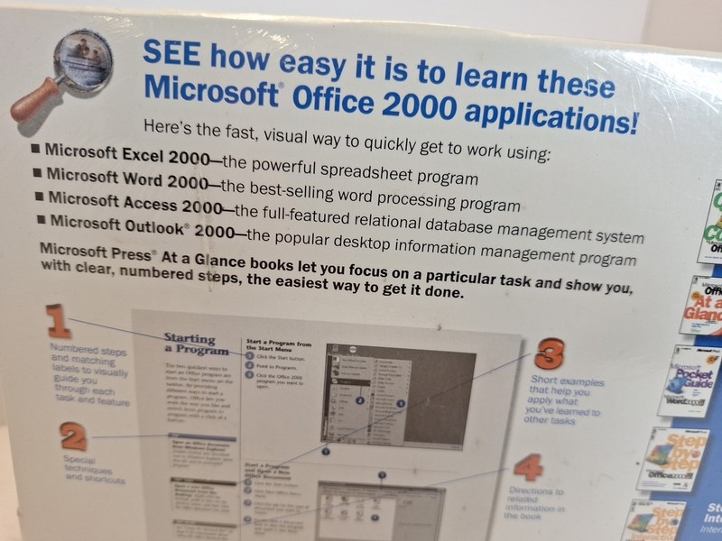 Microsoft Office 2000 At A Glance Library Visual Reference PC Computer IT Press gallery