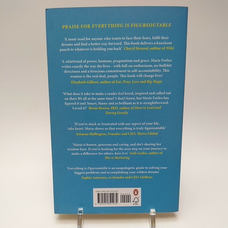 Everything is Figureoutable by Marie Forleo, Vocational Career Guidance PB NEW gallery